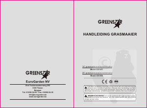 Handleiding Greenstar GS1463 Grasmaaier