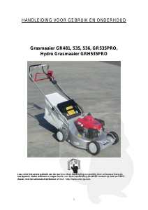 Handleiding Orec GR481 Grasmaaier