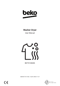 Manual BEKO BDT512844S Washer-Dryer