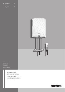 Manual Siemens DG15602 Boiler