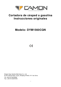 Manual de uso Camon DYM1560CQN Cortacésped