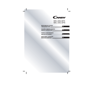 Bedienungsanleitung Candy MIC20GDFX-80 Mikrowelle