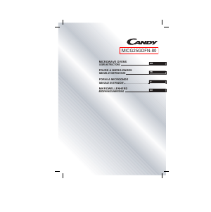 Manual Candy MICG25GDFN-80 Microwave