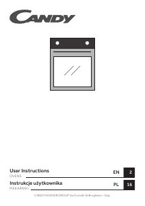 Instrukcja Candy FIDC N615/1 Piekarnik