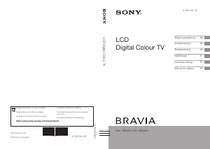 Käyttöohje Sony Bravia KDL-19BX200 Nestekidetelevisio