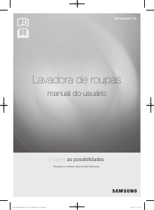 Manual Samsung WF106U4SAWQFAZ Seine Máquina de lavar roupa