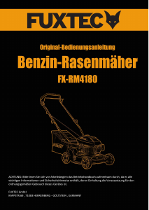 Bedienungsanleitung Fuxtec FX-RM4180 Rasenmäher