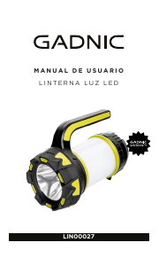 Manual Gadnic LIN00027 Lanterna