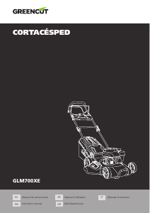 Manual de uso Greencut GLM700XE Cortacésped