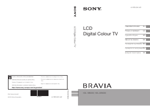 Návod Sony Bravia KDL-22BX200 LCD televízor