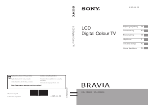 Käyttöohje Sony Bravia KDL-22BX200 Nestekidetelevisio