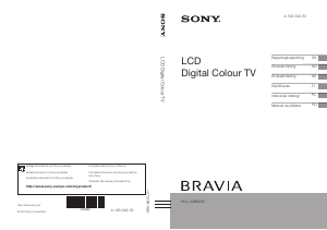 Manual Sony Bravia KDL-22BX20D Televizor LCD