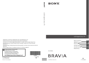 Brugsanvisning Sony Bravia KDL-22E5310 LCD TV