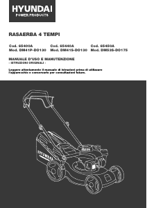 Manual Hyundai DM41S-DO130 Lawn Mower