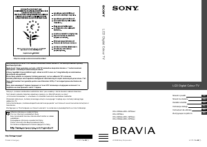 Instrukcja Sony Bravia KDL-22P5500 Telewizor LCD