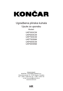 Priručnik Končar UKP9005NM Kuhinjska napa