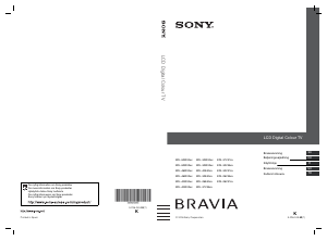 Kullanım kılavuzu Sony Bravia KDL-26E4000 LCD televizyon