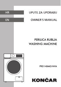 Manual Končar PRS148MGINVA Washing Machine