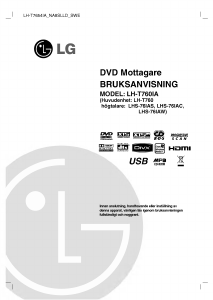 Bruksanvisning LG LH-T760IA Hembiopaket