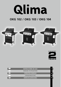 Handleiding Qlima OKG 102 Barbecue