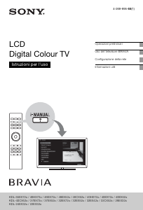 Manuale Sony Bravia KDL-26EX320 LCD televisore