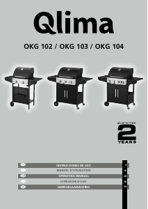 Manuale Qlima OKG 104 Barbecue