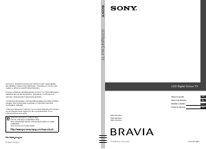Manuál Sony Bravia KDL-26L4000 LCD televize