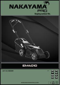 Manual Nakayama EM4010 Lawn Mower