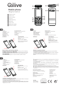 Manual Qilive BigScreen2 Telefone celular