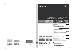 Käyttöohje Sony Bravia KDL-26S2800 Nestekidetelevisio