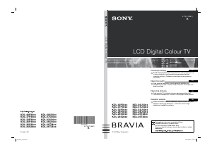 Manuál Sony Bravia KDL-26S2820 LCD televize