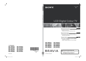 Manual de uso Sony Bravia KDL-26S3000 Televisor de LCD