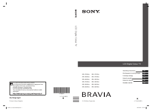 Manuál Sony Bravia KDL-26S4000 LCD televize