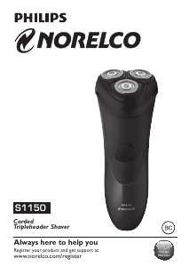 Manual Philips-Norelco S1150 Shaver