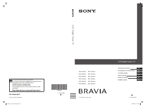 Návod Sony Bravia KDL-26V4000 LCD televízor