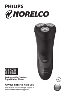 Manual Philips-Norelco S1560 Shaver