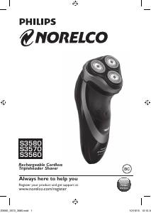 Manual de uso Philips-Norelco S3570 Afeitadora