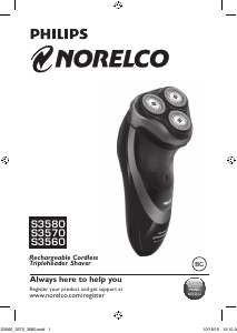 Handleiding Philips-Norelco S3580 Scheerapparaat