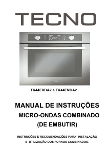 Manual Tecno TK44ENDA2 Forno