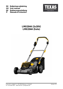 Manuale Texas LMX2044 Rasaerba