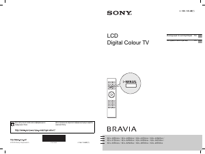 Посібник Sony Bravia KDL-32EX301 Рідкокристалічний телевізор