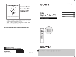 Kullanım kılavuzu Sony Bravia KDL-32EX403 LCD televizyon
