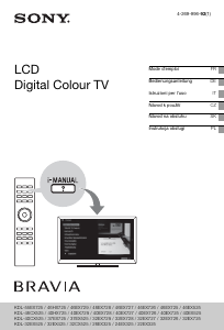 Bedienungsanleitung Sony Bravia KDL-32EX725 LCD fernseher