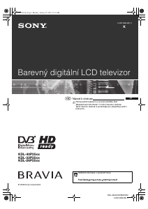 Manuál Sony Bravia KDL-32P2520 LCD televize