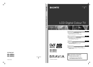 Käyttöohje Sony Bravia KDL-32P2530 Nestekidetelevisio