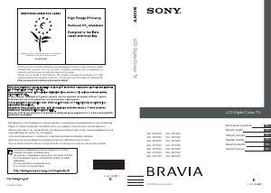 Наръчник Sony Bravia KDL-32P5650 LCD телевизор