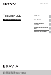 Manual de uso Sony Bravia KDL-32R424A Televisor de LCD