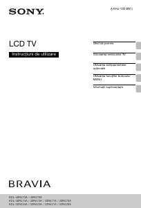 Manual Sony Bravia KDL-32R424A Televizor LCD