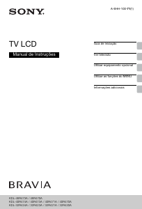 Manual Sony Bravia KDL-32R424A Televisor LCD