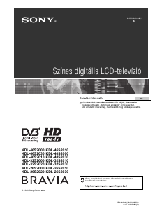 Használati útmutató Sony Bravia KDL-32S2000 LCD-televízió